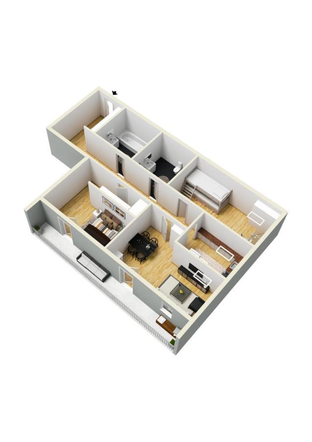 Ferienwohnung Bergsommer 슈방가우 외부 사진